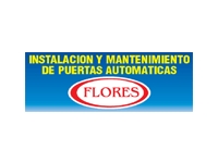 logo INSTALACION Y MANTENIMIENTO DE PUERTAS AUTOMATICAS FLORES