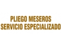 PLIEGO MESEROS SERVICIO  ESPECIALIZADO